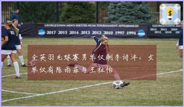 全英羽毛球赛男单仅剩李诗沣，女单仅有陈雨菲与王祉怡